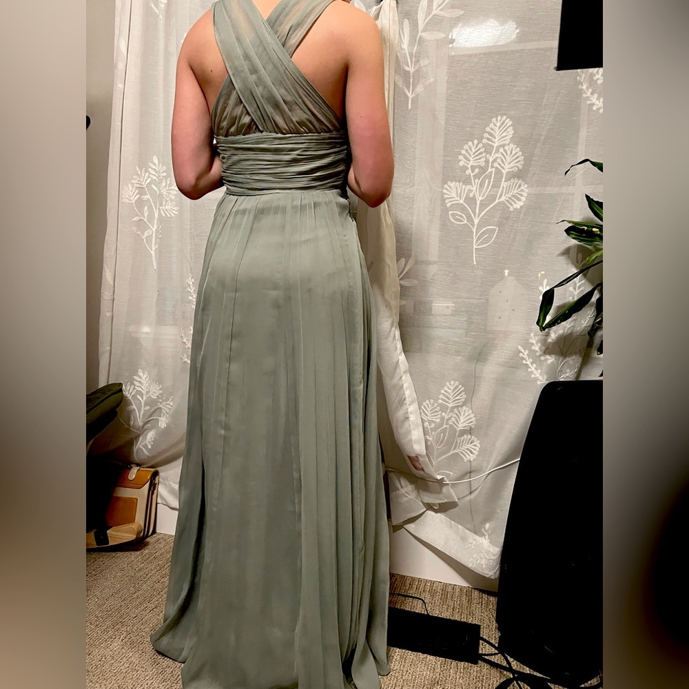 ASOS Sage Green Petite Formal Dress